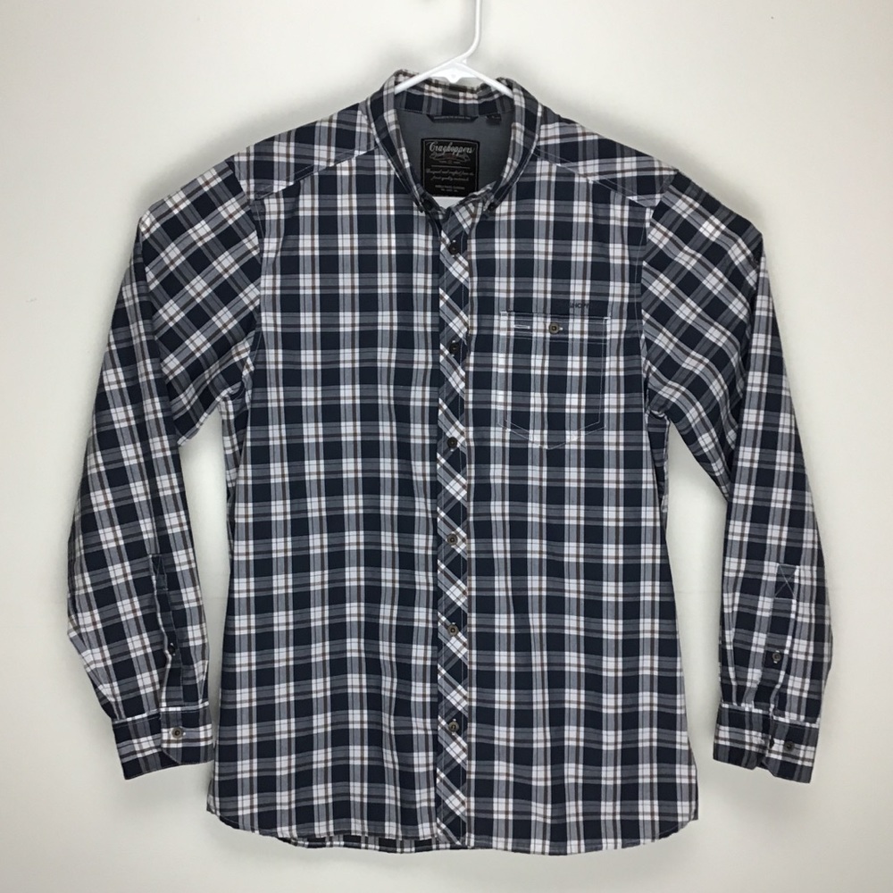 Craghoppers mens long sleeve button down casual shirt large